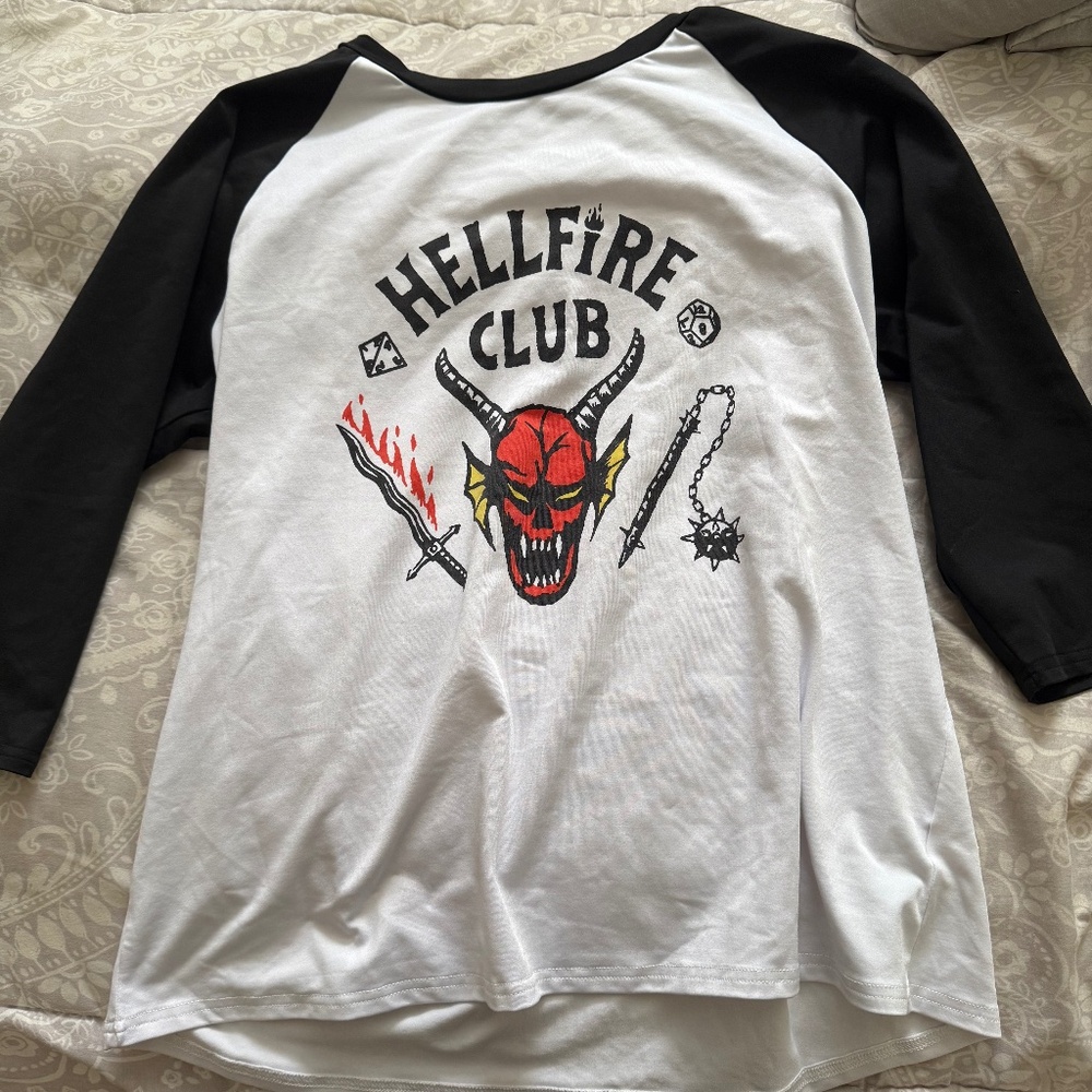 Stranger Things Hellfire Club shirt